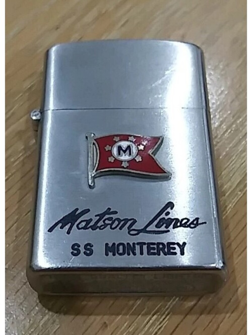Vintage Matson Lines SS Monterey Lighter 1950s Japanese Cruise Ship Collectible